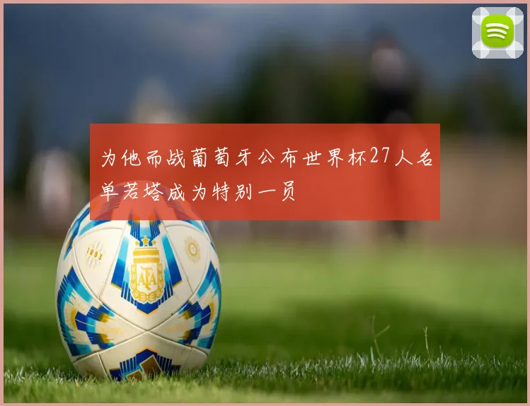 为他而战葡萄牙公布世界杯27人名单若塔成为特别一员